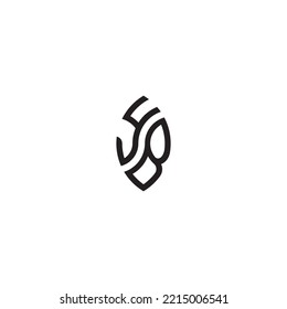 YB leaf concept in high quality professional design that will print well across any print media