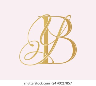 YB , logo YB ,Letter YB  ,monogram YB,  Wedding Monogram Initials, Wedding Logo, Wedding Monogram, Logo Design, calligraphy,letters, alphabet