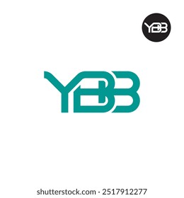 Design de Monograma de Letra de Logotipo YBB