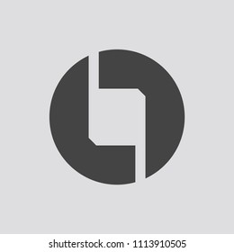 YbCoin crypto currency icon, Vector