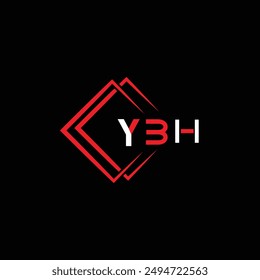 création du logo monographique original de la lettre ybh