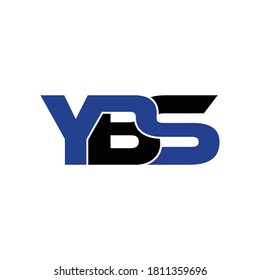 YBS letter monogram logo design vector svg