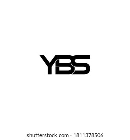 ybs letter original monogram logo design svg