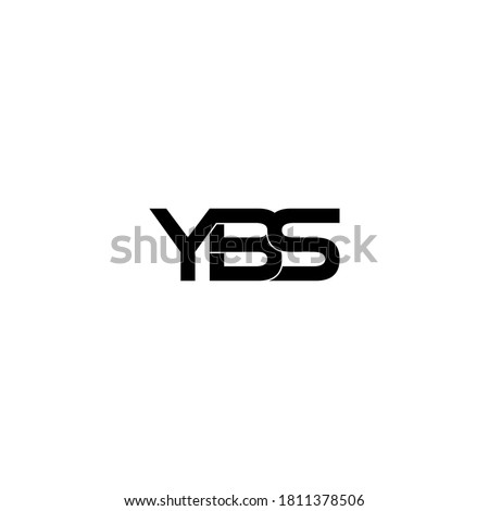 ybs letter original monogram logo design