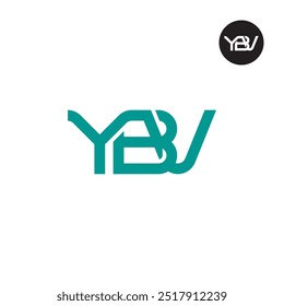 Letra YBV Logo Design Monográfico