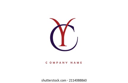 YC, CY Alphabets Letters Logo Monogram