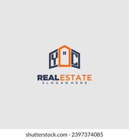 YC initial monogram logo for real estate design