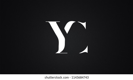 YC Letter Logo Design Template Vector