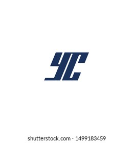 YC Letter Logo Design Template Vector