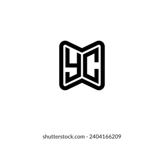 YC logo design vector template