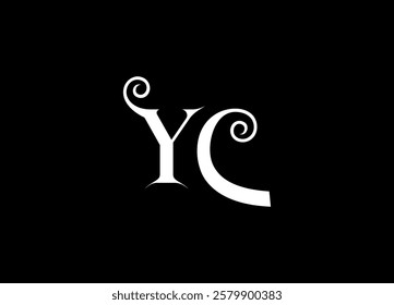 YC logo desing and monogram logo
