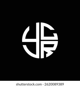 YCR logo YCR icon YCR vector YCR monogram letter minimalist triangle flat Unique modern flat abstract logo design.
