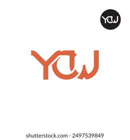 YCW Logo Letter Monogram Design