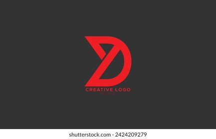 YD DY Resumen diseño del logotipo del logotipo del alfabeto del monograma inicial