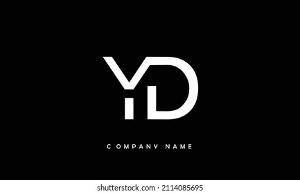 YD, DY Alphabets Letters Logo Monogram