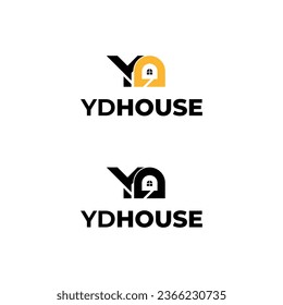 YD House real estate modern logo