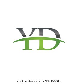 YD initial company green swoosh logo