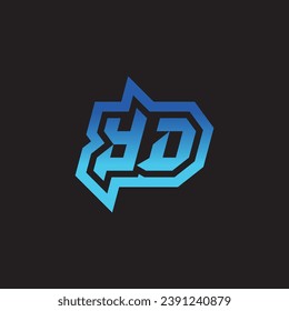 YD initial inspiration logo design esport and gaming clan ideas