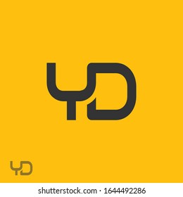 YD logo designed with Letter y and d in vector format.