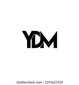 Ydm Letter Original Monogram Logo Design Stock Vector (Royalty Free ...