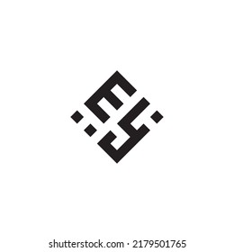 YE logotipo de concepto geométrico abstracto en diseño profesional de alta calidad que será mejor para el estilo de la calle