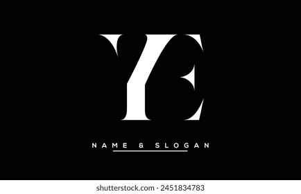 YE, EY Abstract Letters Logo Monogram