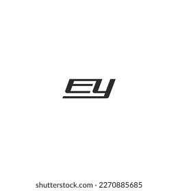 Logo de YE o EY y diseño de iconos