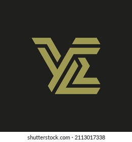 YE EY logo. the letter Y and E perfectly combined into a new, modern and original Logo