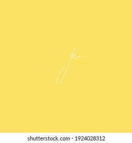 ye handwriting initial. 
ye handwritten logo for identity