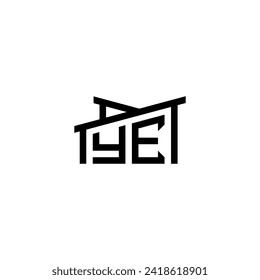 YE Initial Letter in Real Estate Logo concept.eps YE Initial Letter in Real Estate Logo concept