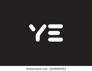 YE Logo Design Creative and Modern Logo Design