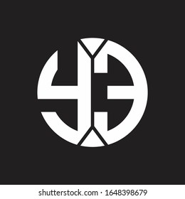 YE-Logo-Monogramm mit Farbband-Bauweise