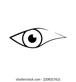 ye vector icon. Open eye icon, The eye of the beholder. vector icon Web design icon. Symbol of the human eye. eps 1o