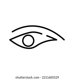 ye vector icon. Open eye icon, The eye of the beholder. vector icon Web design icon. Symbol of the human eye. eps 1o