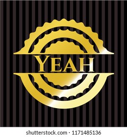 Yeah gold emblem