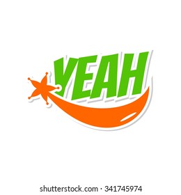 Yeah Happy Smile Letters