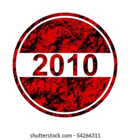 year 2010 label