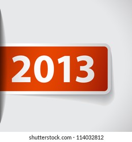 Year 2013 on ticket inserted to slot
