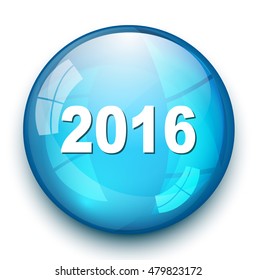 year 2014 button