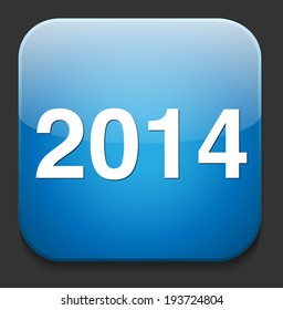 year 2014 icon