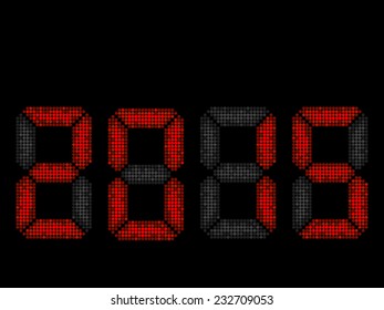 Year 2015 on seven segment display - Powered by Shutterstock - Get 15% off with code: PIKWIZARD15