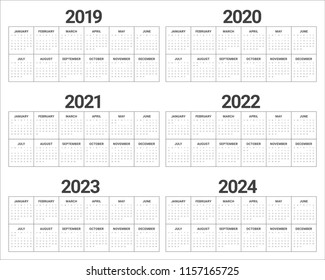 Calendrier Pro D2 2023 2024 2019 2020 2021 Calendar Images, Stock Photos & Vectors | Shutterstock