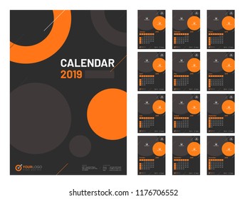 Año 2019, Diseño del Calendario.