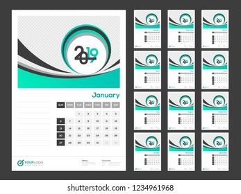 	
Año 2019, Diseño del Calendario.