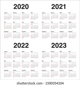 Fort Zumwalt Calendar 2022 2023 Year 2020 2021 2022 2023 Calendar Stock Vector (Royalty Free) 1500354104