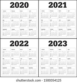 Fort Zumwalt Calendar 2022 2023 Year 2020 2021 2022 2023 Calendar Stock Vector (Royalty Free) 1500354125