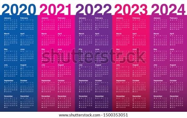 2021 - 2024 Calendar / Year 2019 2020 2021 2022 2023 2024 Calendar ...