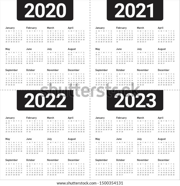 Ucsc 2022 2023 Calendar Year 2020 2021 2022 2023 Calendar Stock Vector (Royalty Free) 1500354131