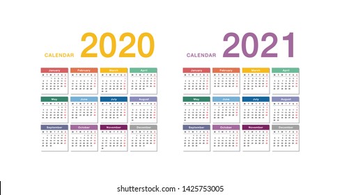 34,873 2020 2021 calendar Images, Stock Photos & Vectors | Shutterstock