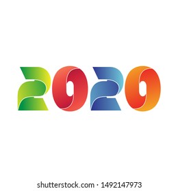 Year 2020 Lettering Design Vector 6